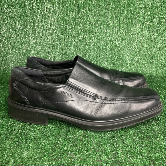 ECCO Helsinki Men's Slip on Loafers Shoes Black Size US 13-13.5 EU 47 - Picture 1 of 12